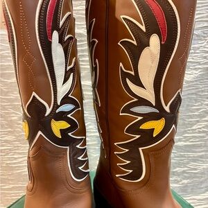 NWT Bally Brown Thunderbird Boots